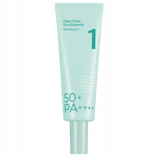 Numbuzin No.1 Clear Filter Sun Essence SPF50+ Rozświetlająca Esencja 50ml - obrazek 3