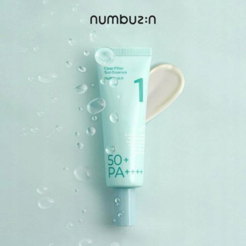 Numbuzin No.1 Clear Filter Sun Essence SPF50+ Rozświetlająca Esencja 50ml - obrazek 6
