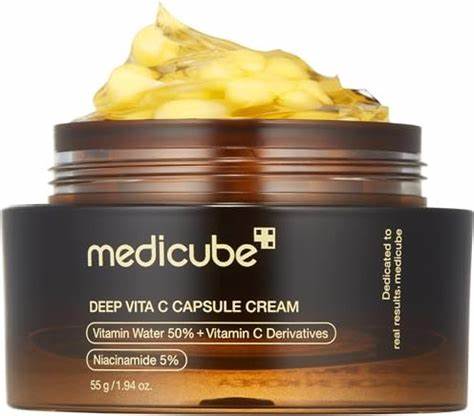Medicube Deep Vita C Capsule Cream - Rozjaśniająco-Ujędrniający Krem 55g