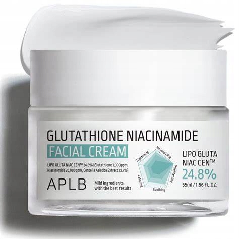 APLB Glutathione Niacinamide Facial Cream Rozjaśniający Krem do Twarzy 55ml