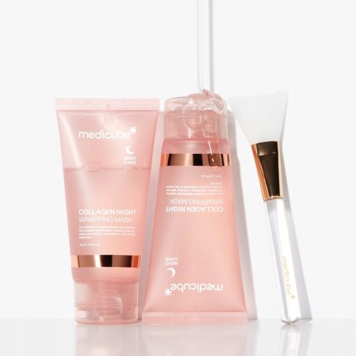 Medicube Collagen Night Wrapping Peel Off Ujędrniająca Maska 75ml + GRATIS - obrazek 3