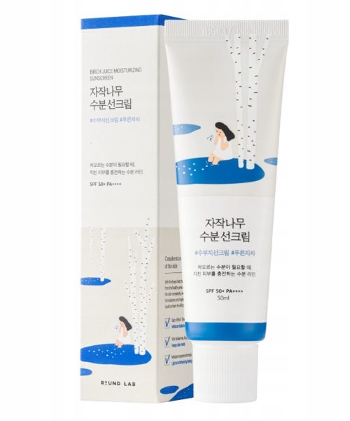 Round Lab Birch Juice Moisturizing Sun Cream SPF50 Krem Ochrona UV 50ml