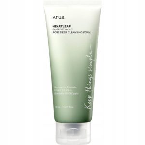 Anua Heartleaf Quercetinol Pore Deep Foam - myjąca pianka do twarzy 150ml