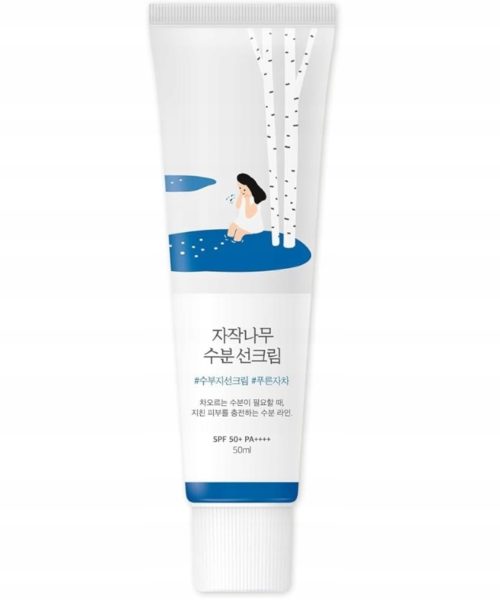 Round Lab Birch Juice Moisturizing Sun Cream SPF50 Krem Ochrona UV 50ml - obrazek 2
