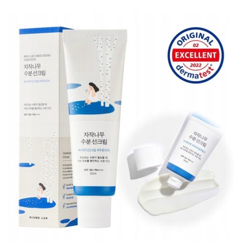 Round Lab Birch Juice Moisturizing Sun Cream SPF50 Krem Ochrona UV 50ml - obrazek 4