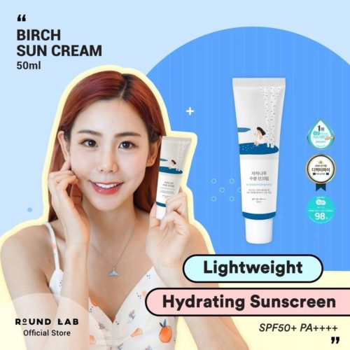 Round Lab Birch Juice Moisturizing Sun Cream SPF50 Krem Ochrona UV 50ml - obrazek 6