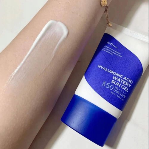ISNTREE Hyaluronic Acid Watery Sun Gel SPF50 krem przeciwsłoneczny 2x50ml - obrazek 4