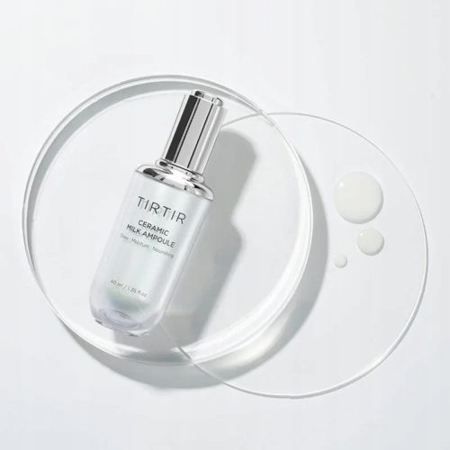 TIRTIR Ceramic Milk Ampoule 40ml - silnie nawilżające serum do twarzy - obrazek 4