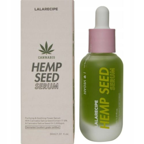 LalaRecipe Hemp Seed Serum Łagodzące Serum do z Ekstraktem z Konopii 30ml
