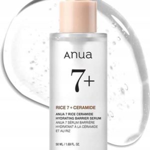 Anua Rice 7 Ceramide Hydrating Barrier Serum Ryżowe Rozjaśniające 50ml
