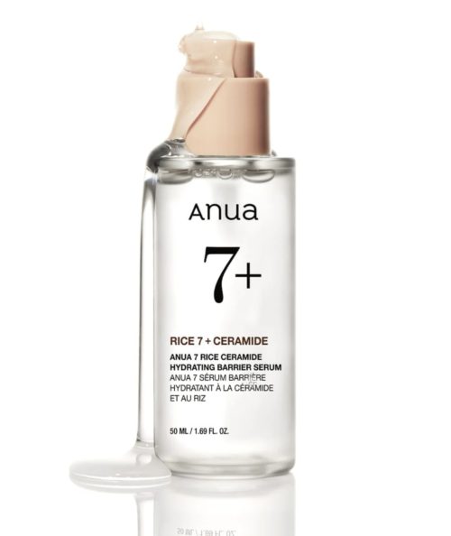 Anua Rice 7 Ceramide Hydrating Barrier Serum Ryżowe Rozjaśniające 50ml - obrazek 3