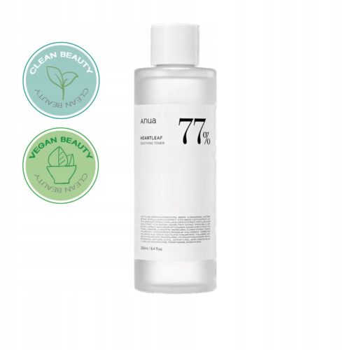 ANUA Heartleaf 77% Soothing Toner - Koreański Kojący Tonik - 250 ml - obrazek 2