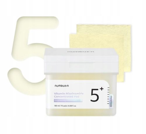 Numbuzin No.5 Vitamin Niacinamide Concentrated Pad - Rozświetlające Płatki - obrazek 5