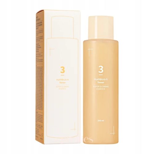 Numbuzin No.3 Super Glowing Essence Toner - Rozświetlający Tonik 200ml