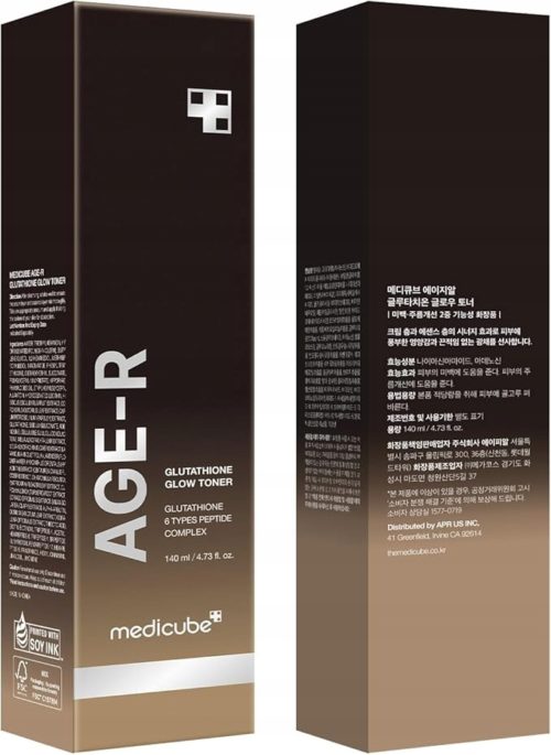Medicube AGE-R Glutathione Glow Toner - Rozjaśniający Tonik 140ml - obrazek 2